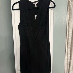BCBGeneration Black V-Neck Mini romper